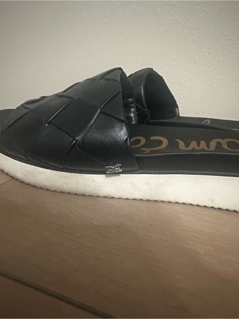 Sam Edelman Adaley Black Platform Sandal Size 10